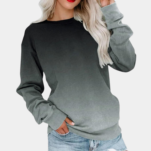 Maglione Pullover da Donna a Maniche Lunghe Ombre - Image 1