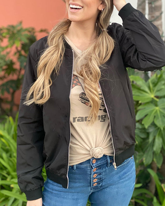 Giacca Bomber da Donna con Zip - Image 1