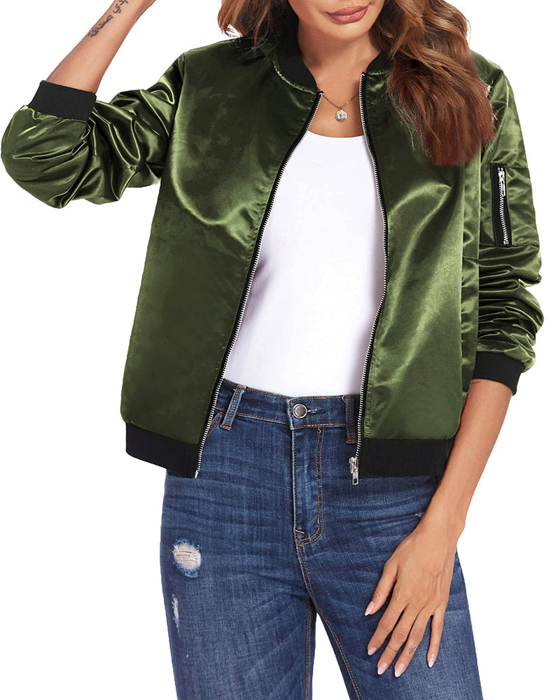 Giacca Bomber da Donna con Zip - Image 5