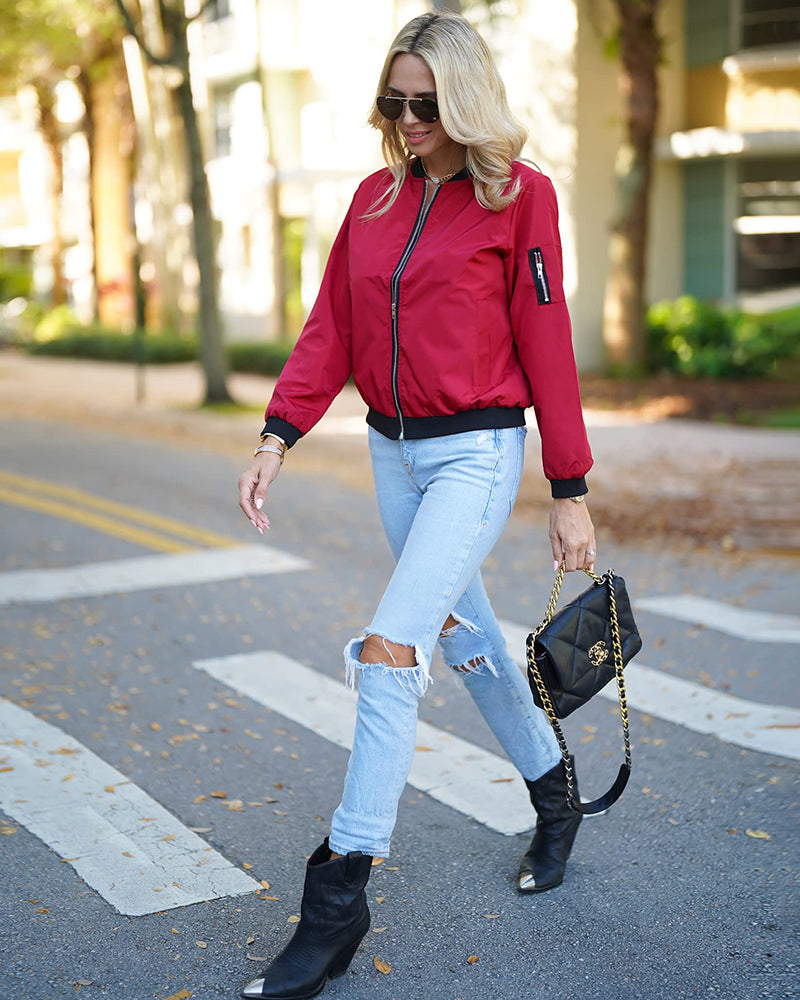 Giacca Bomber da Donna con Zip - Image 2