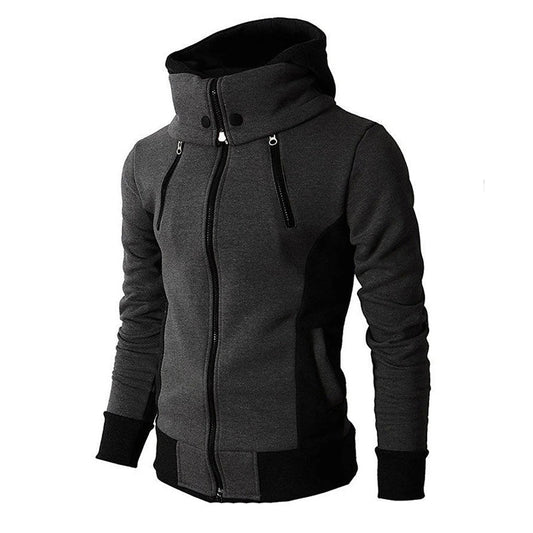 Giacca da uomo con cappuccio e zip intera - Image 1