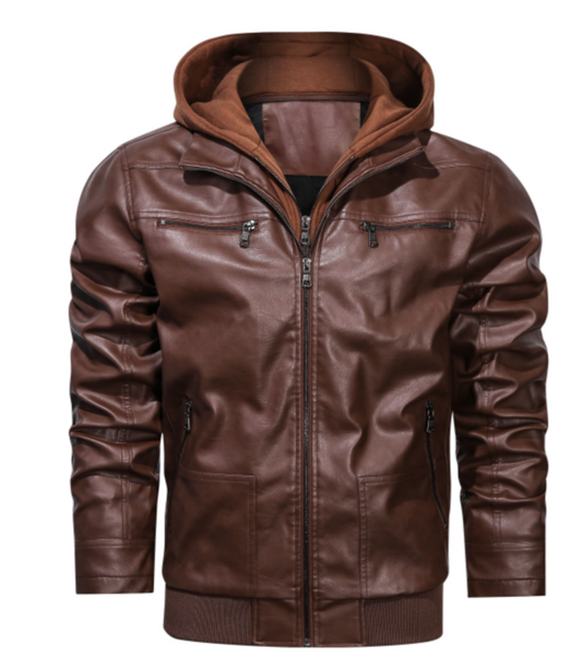 Giacca bomber da uomo con cappuccio - Image 1