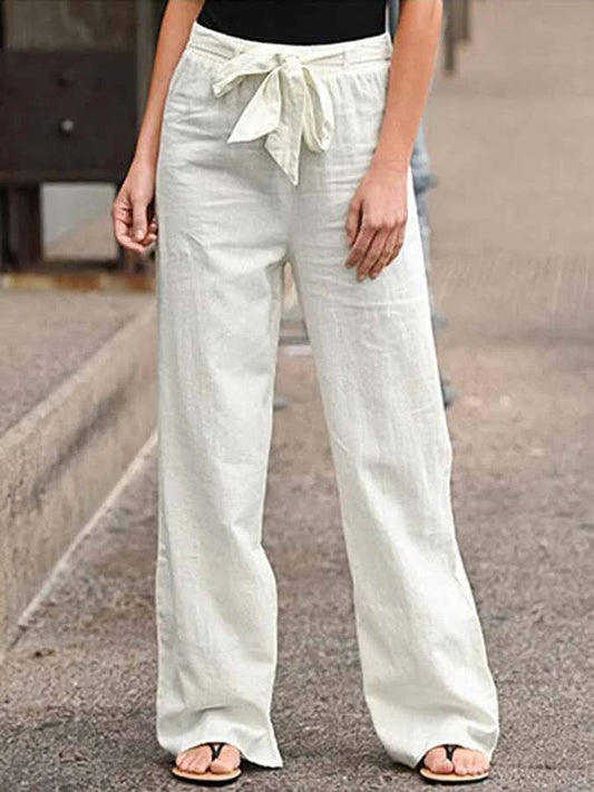 Pantaloni a gamba larga da donna - Image 1