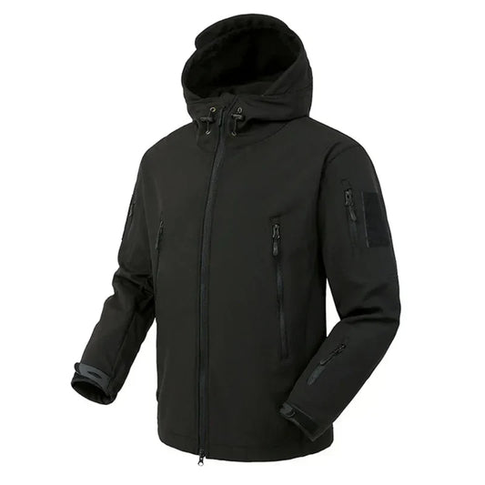 Giacca da uomo con cappuccio e zip - Image 1