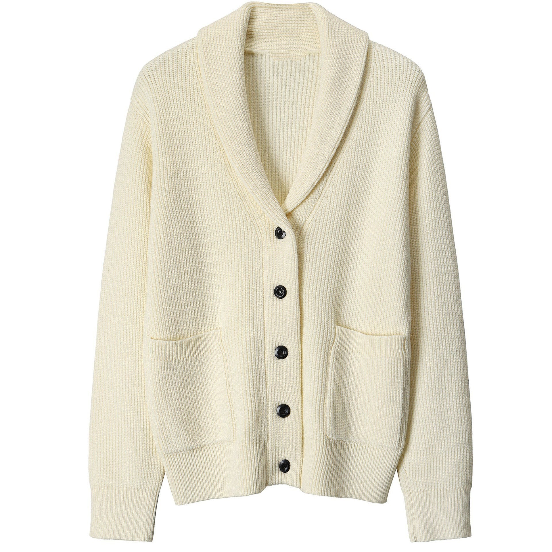Cardigan in maglia da uomo con collo sciallato - Image 2