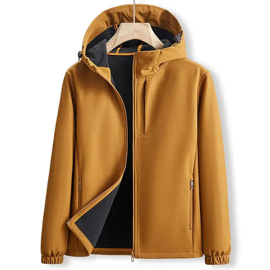 Giacca da uomo con cappuccio e zip - Image 1