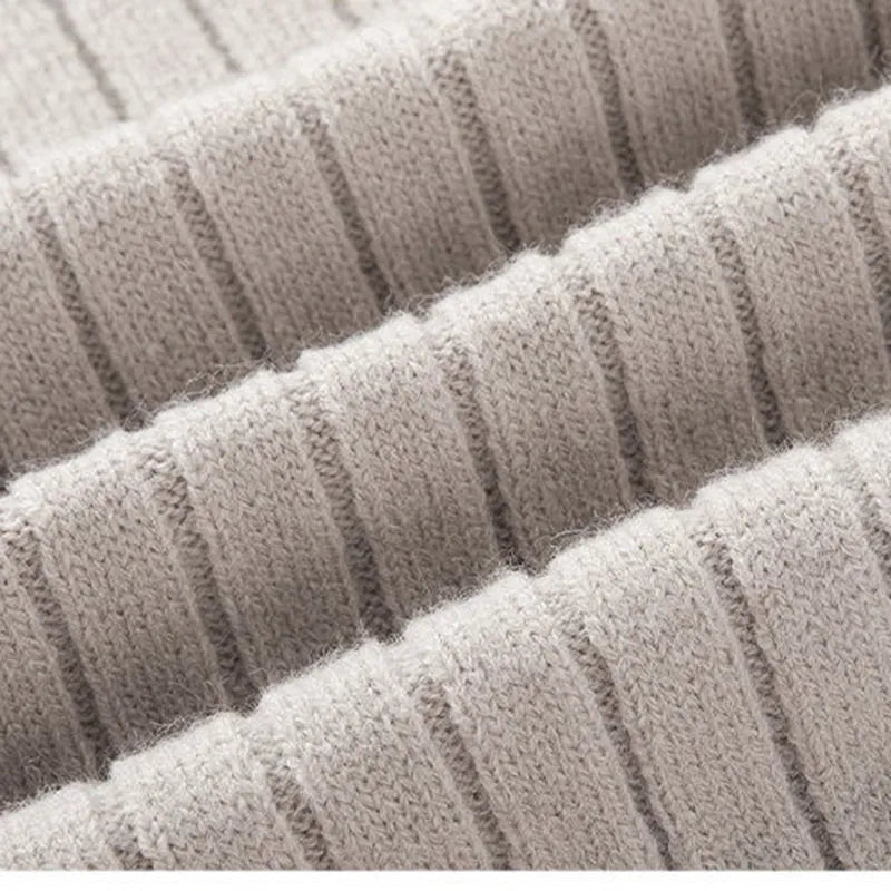 Maglione da uomo a coste con zip corta - Image 5