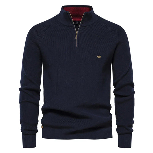 Maglione da Uomo con Zip Corta - Image 1