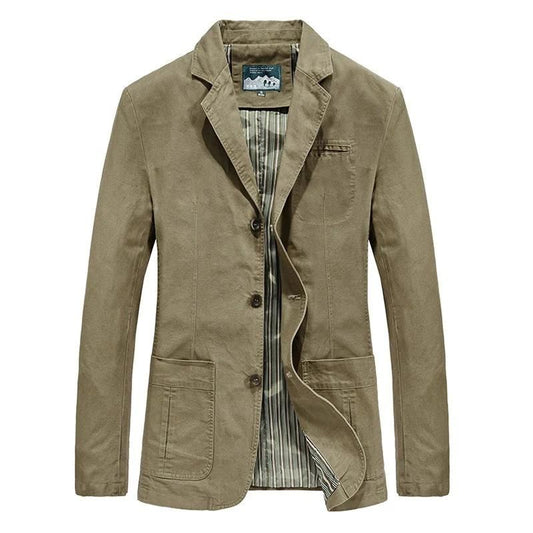 Blazer Casual da Uomo a Tre Bottoni - Image 1