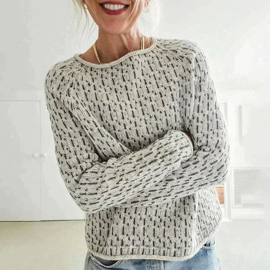 Maglione Pullover in Maglia Girocollo da Donna - Image 1