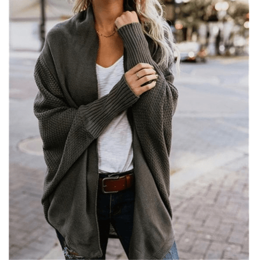 Cardigan in maglia oversize da donna - Image 1