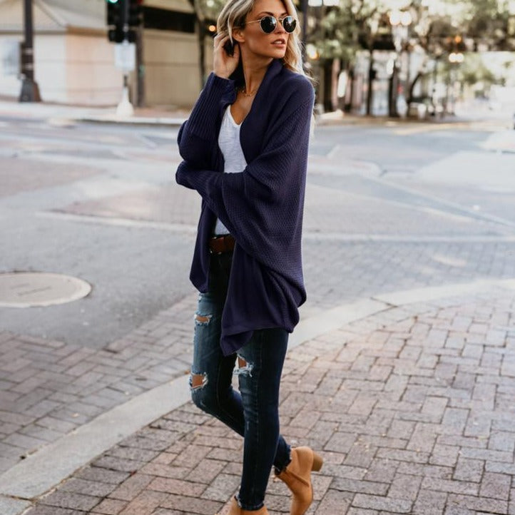 Cardigan in maglia oversize da donna - Image 2