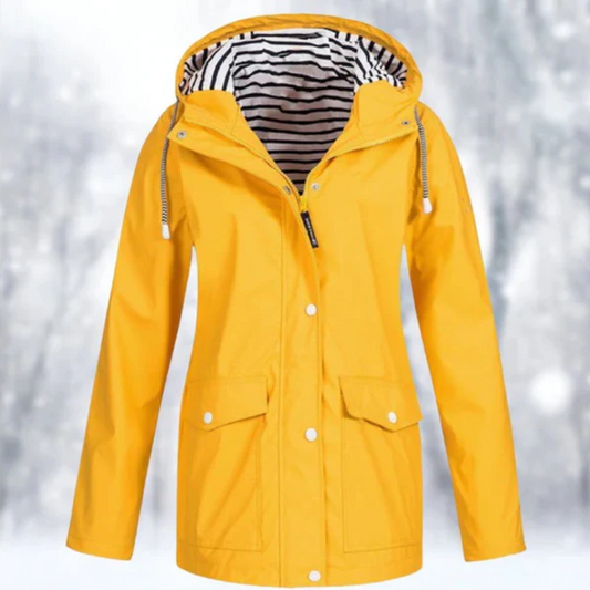Anorak Impermeabile da Donna con Cappuccio - Image 1