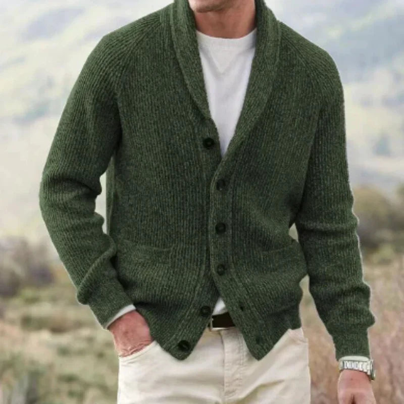 Cardigan da uomo con bottoni - Image 1