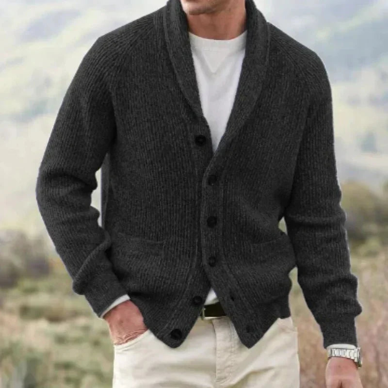 Cardigan da uomo con bottoni - Image 2