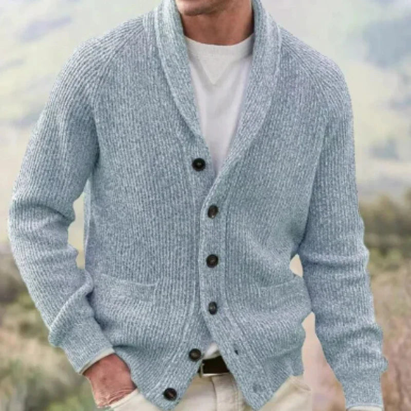 Cardigan da uomo con bottoni - Image 3