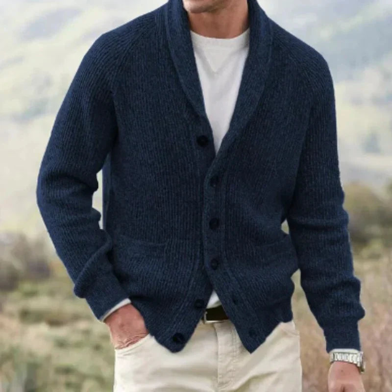 Cardigan da uomo con bottoni - Image 4