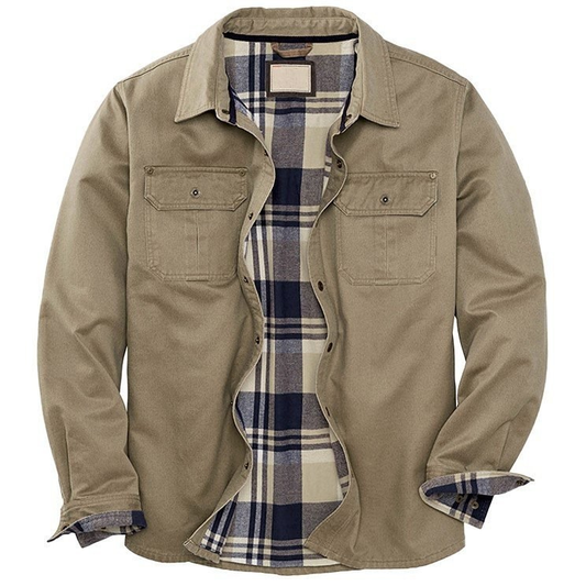 Giacca Camicia da Uomo con Bottoni - Image 1