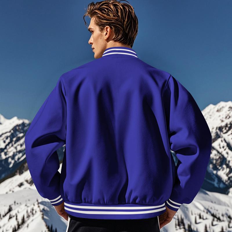 Giacca Letterman da Uomo con Bottoni a Pressione - Image 10