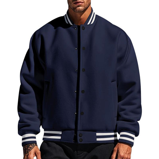 Giacca Letterman da Uomo con Bottoni a Pressione - Image 1