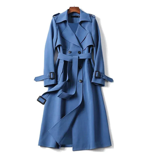 Cappotto doppiopetto da donna con cintura - Image 1