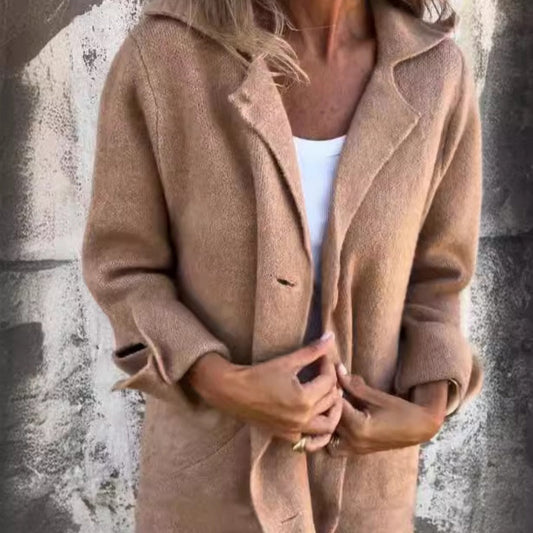 Giacca Lunga Abbottonata da Donna - Image 1