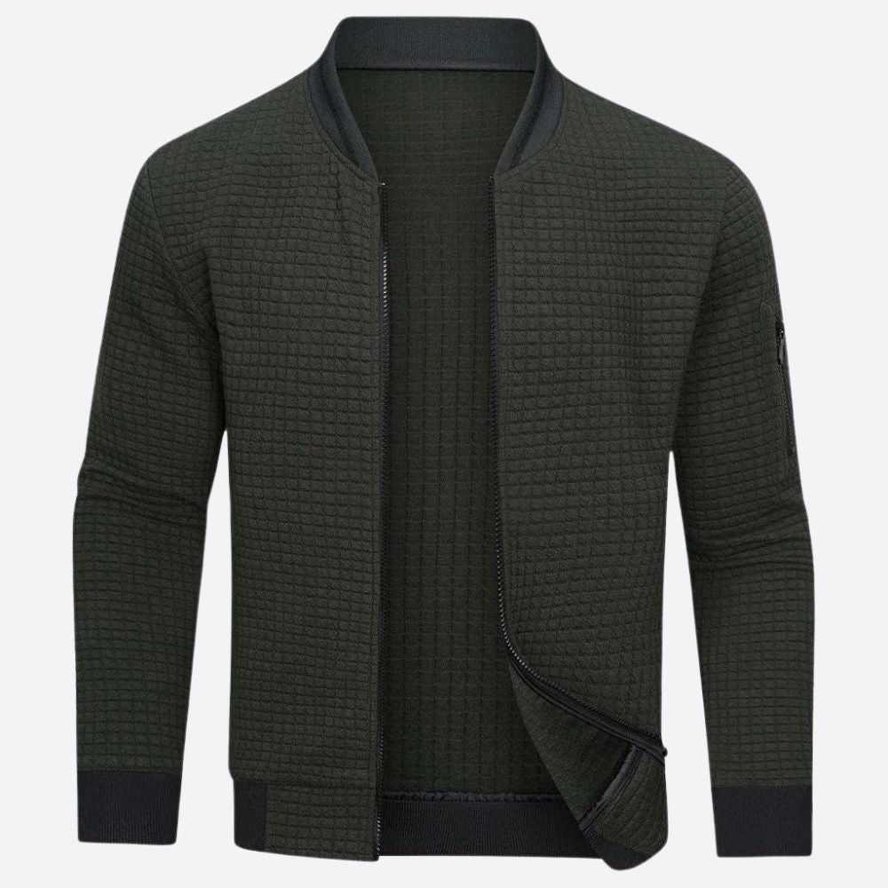 Giacca Bomber Trapuntata da Uomo - Image 3