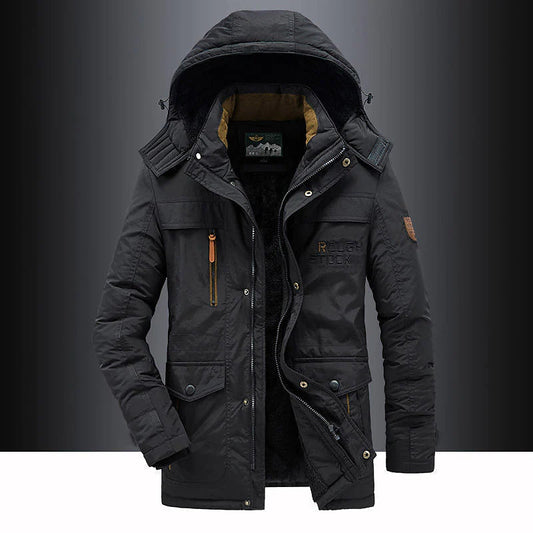 Giacca Parka con Cappuccio da Uomo - Image 1